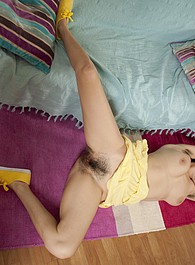 girl with hairy pussy fucked